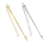 CALLARON 2pcs Pointer Hand Tool Metal Jewish Scripture Reading Pointer Chain for Bar Mitzvah Holidays and Bible Study for Accurate Reading