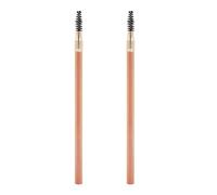 CALLARON 2pcs Revolution Brow Pencil Grey Eyebrow Pencil Brush Natural Shape Sweatproof