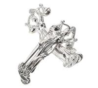 CALLARON 2pcs Silver Victory Figure Brooch Set Classical Greek Statue Lapel Pin for Women’s Suit Jacket, Cocktail Party and Evening Dress Accessories