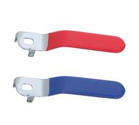 CALLARON 2pcs Valve Handle for Shut Off Ball Valve Lever Replacement, Ergonomic Comfort Design, Wear Resistant Iron and Plastic Construction, Suitable for Garden Hoses and Corner Storm