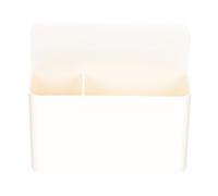 CALLARON 2pcs Washer Magnetic Lint Bin White Iron Material with Magnetic Strip Backing Fits Narrow Space Multi-function for Laundry Room Storage