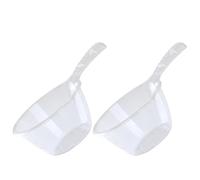 CALLARON 2pcs Water Ladle Kitchen Water Spoon Large Capacity Pet Material Extended Handle Ergonomic Design Thickened Handle Convenient Household Use for Vegetables and Fruit in Home Or