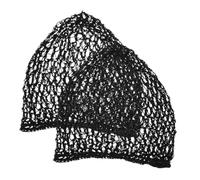 CALLARON 2pcs Women's Drooping Hair Net Soft Knit Crochet Hair Cover for Sleeping Breathable Mesh for Parties and Stage Care Essential