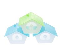 CALLARON 3 Sets Bird House Squirrel Nest Weather-resistant Lightweight Creative Pp Material Garden Decoration Balcony Suitable for Birds and Squirrels Random Color