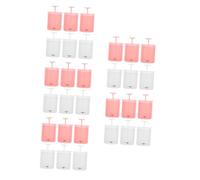 CALLARON 30 pcs Facial Foam Maker Cups for Home Use Manual Soap Bubbler for Face Cleanser Shampoo Shower Gel Hand and Dishwashing Easy Operation Rich Foam Production White and Pink