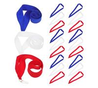 CALLARON 30pcs Award Ribbon Medal Lanyard 85cm/33.41’’ Flat Medal Holder with Effortless Attachment and Organizational Efficiency for Competitions and Party Use by Kindergarten and Student