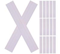 CALLARON 30pcs Ruled Dry Erase Sentence Strips 16x3 Inch Reusable Word Strips for Classroom Teaching Aids and Student Learning Supplies