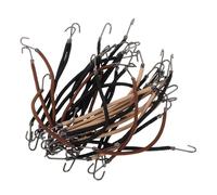 CALLARON 36pcs Hair Bungee Cords Gentle Hair Ties Hook Elastic Bungee Ties for Thick Ponytail Rope Bridal Accessories
