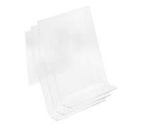 CALLARON 3pcs Acrylic Book Stand Holder for Manga and Tablet Multifunctional Use and Space-Saving Design, Modern Display for Desktop and Bookshelf Decor