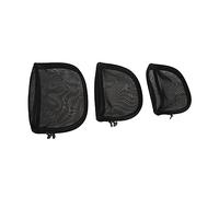 CALLARON 3pcs Cosmetic Bag of Portable Travel Cosmetic Organizer Bag Net Yarn Design Includes s for Woman's Makeup Storage and Use During Trips