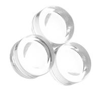 CALLARON 3pcs Crystal Sphere Holder Concave Crystal Base with Stable Support and Easy Maintenance Unique Design Artistic Touch Highend Vibe for Store Display