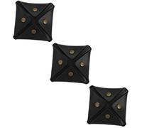 CALLARON 3pcs Mini Pouch Portable Leather Storage Bag for Earphones and Cash Small Wear-Resistant Purse for Travel and Daily Use Matte