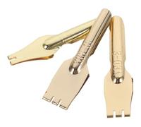 CALLARON 3pcs Replacement Nibs Replacement Pen Tip Copper Wear-resistant Not Easy to Deform Golden Beginner Artist Calligraphy Writing