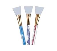 CALLARON 3pcs Silicone Mask Brush Set for Women Reusable Face Mask Applicator for DIY Skincare Easy Clean Cosmetic Brush for Facial Treatments and Beauty