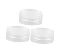 CALLARON 3pcs Travel Makeup Organizer Frosted Eyeshadow Blusher Cases for Artists and Sturdy Construction Easy Refill Design Compact Storage