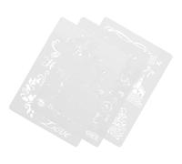 CALLARON 3pcs Wedding Cartoon Stencils Set for DIY Planner, A4 Thick Hollow Painting Stencil Templates for Seasonal Scrapbooking and Journal Crafting in UK