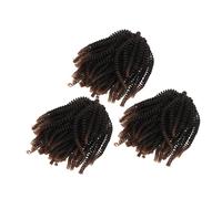 CALLARON 3sets Spring Braids Strands Dreadlock Wig Synthetic Braiding Hair Extensions for Hairstyles Women