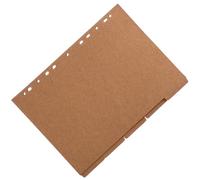 CALLARON 4 Books A4 Binder Index Dividers with Tabs, Detachable Kraft Paper Page Markers for Notebooks and Organizers, Office and School Paper Binder Separators
