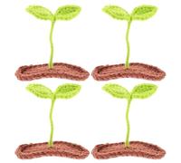 CALLARON 4 pcs Bean Sprout Hair Clips for Cute Decorative Hair Accessories Unique Woven Design Charming Choice for Party Wedding Shower