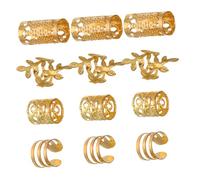 CALLARON 40pcs Diy Hair Dreadlock Accessories Braids Rings Clips Cuffs for Women Festival Hair Accessories Costume Jewelry
