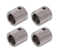 CALLARON 4pcs 40 Teeth Extruder Feeding Gear Wheel for 3d Printer Filament, Stainless Steel Material with Inner Hole 8mm, Lightweight and Easy to Carry for 3d Printing Accessories