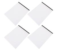 CALLARON 4pcs A4 Tearable Memo Pads 25 Sheets Each White Meeting Notepads Multipurpose Schedule Handbook Office Stationery for Time Management and Agenda Noting