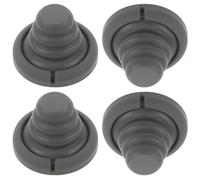 CALLARON 4pcs Car Door Anti-shock Silicone Pads Grey Sound Insulation Cushioning Buffer Pads for Vehicle Door Slam Prevention and Collision Protection