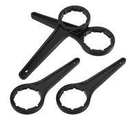 CALLARON 4pcs Plastic Bucket Wrench with Ergonomic Handle for Efficient Lid Removal and Tightening, Portable Plastic Pail Cap Opener Tool Suitable for Industrial Environments and Homes