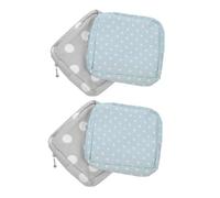 CALLARON 4pcs Portable Period Pad Holder for Purse Sanitary Napkin Storage Bags with Multicompartment Design Quiet Closure for Privacy Protection Moisture Resistant Feminine Hygiene