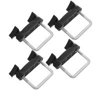 CALLARON 4pcs Roof Rack Mounting Clips for Car Crossbars, Metal and Plastic Construction with Easy Installation and Secure Fit, Suitable for Luggage Rack Use during Travel and Moving