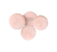 CALLARON 4pcs Round Powder Puff Makeup Sponge Non-fluorescer Blending Sponges for Foundation Puff Dusting Powder Gentle Delicate Skin for Salon Home