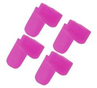CALLARON 4pcs Silicone Clarinet Thumb Pad in Pink for Comfortable Thumb Rest and Support Convenient for Playing Clarinet while Standing or Walking for Learners