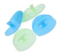 CALLARON 4pcs Silicone Face Massager Brush Gentle Facial Cleansing Brush Non-slip Handle for Women Men