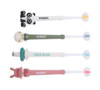 CALLARON 4pcs Soft Toothbrush with Three Sided Brush Head for Gentle Gum Care and Thorough Cleaning Manual Childrens Toothbrushes for Ages Promotes Healthy Brushing Habits