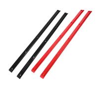 CALLARON 4pcs Sturdy Rib Bone Rail Skateboard Anti-collision Replacement Strips for Longboards Deck Protection Durable Skateboard Supplies in Crimson and Ebony