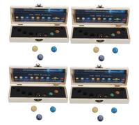 CALLARON 4sets Space Boys and Girls Planet Toys Solar System Planets Decor Minerals Crystals Interactive Education Crystal Ornament