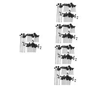CALLARON 5 Sets Classic Bridal Hair Chopsticks Handmade Chignon Hair Forks Fake Pearl Decor