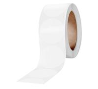 CALLARON 500pcs Round Label Stickers 5cm Self-Adhesive Seal Stickers for Boxes and Retail Packaging, Sticky Dot Labels for Office and School Supplies