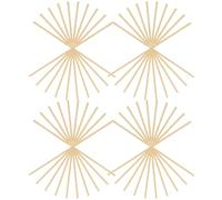 CALLARON 50pcs Bamboo Craft Sticks 2x5x200mm Flat Strips for DIY Building Models, Photo Props, and Crafting Supplies for Arts and Crafts Projects