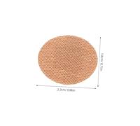 CALLARON 50Pcs Breathable Oval Bandages Flexible Fabric Dressings for Finger Toes and Nose Injuries Non Stick Pad for Comfortable Care Small Areas