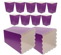 CALLARON 50pcs Candy Bags Paper Popcorn Boxes Greaseproof Popcorn Tubs for Party Snack Bucket Wedding Snack Holder