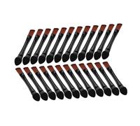 CALLARON 50pcs Eyeshadow Brush: Disposable Angled Eyebrow And Eyeshadow Brush - Travel-friendly Double-ended Makeup Tool For On-the-go Touch-ups Wild Brows