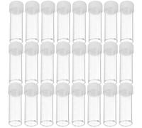 CALLARON 50pcs Sputum Culture with Secure Lids 50ml Laboratory Cups for Medical Sample and Storage in Clinical and Research Settings