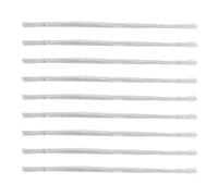 CALLARON 50pcs White 24-gauge Floral Wire Stems 40cm DIY Handmade Flower Making Wires for Florist Crafting and Floral Arrangement Supplies