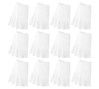 CALLARON 50pcs White Dust-Free Paper Napkins 17"x12" with Cloth-Like Texture, Absorbent Disposable Guest Towels for Party, Wedding, Banquet, and Family Dinner Table Settings