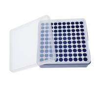 CALLARON 5ml Centrifuge Tube Rack 100 Holes Reusable Test Tubes Storage Box for Chemistry Sampling