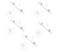 CALLARON 5pcs Abs Food Sign Holder Display Stand Clips for Advertising Boards and Foam Boards, Practical Label Stand with Fine Workmanship, for Retail Stores and Shops