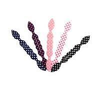 CALLARON 5Pcs Fashionable Twist Bun Maker Tools for Women Elegant French Dot Hair Bun Shaper Comfortable Durable Hair Accessories for All Ages for Stylish Hairstyles