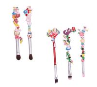 CALLARON 5pcs Makeup Brush Makeup Brush Touch Eye Shadow Eyebrow Cosmetics Lovely Fairy Design Safe and -friendly