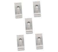 CALLARON 5pcs Money Clip Titanium Cash Holder Portable Clip for Credit Cards Lightweight Design for Organizing Cash Cards Sleek Aesthetic for Everyday Use